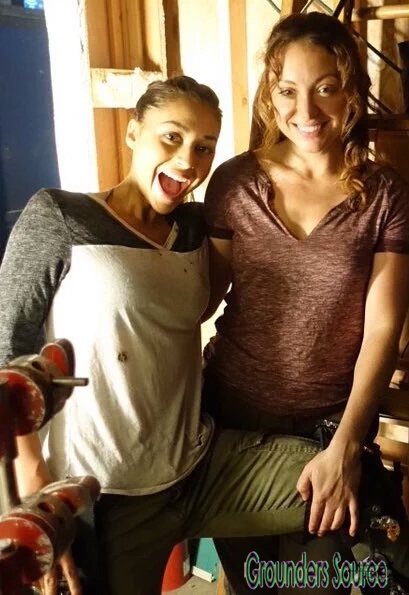 The 100 Season Three Behind the Scenes-149
