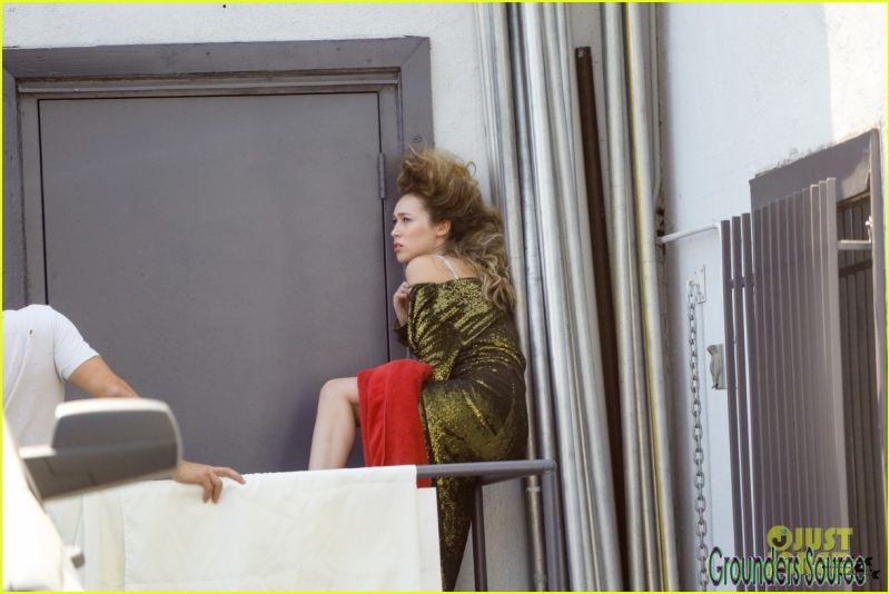 On Set Alycia Debnam-Carey June 26th 2016 Photoshoot -2
