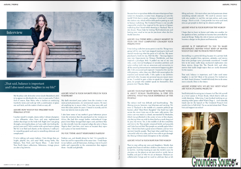 Scans Lifestyle Tasya Teles For Ajoure Germany August 2016â€“3
