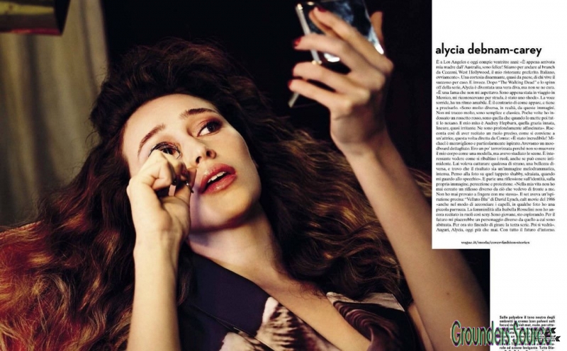 Scans Lifestyle Alycia Debnam-Carey For Vogue Italia September 2016â€“6

