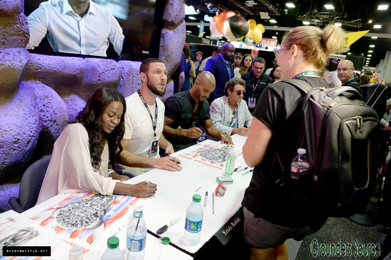 American Gods Starz Panel and Signing Ricky Whittle July 22nd 2016
