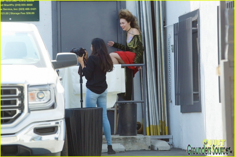 Alycia Debnam-Carey Photoshoot June 26th 2016 On Set
