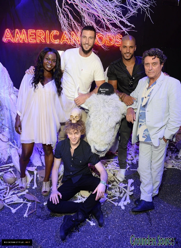July 2016 Ricky Whittle at Starz American Gods Panel and Signing
