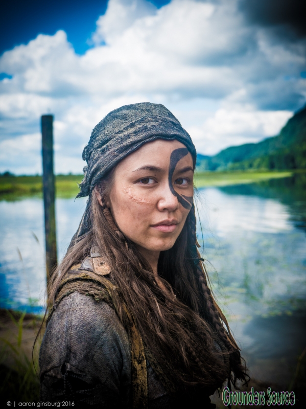 The 100 Season Three Behind the Scenes-177
