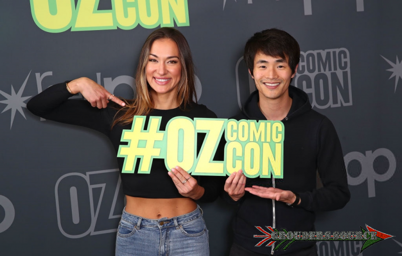 Tasya Teles and Christopher Larkin Oz Comic Con 2018 Recap June 8th-10th
