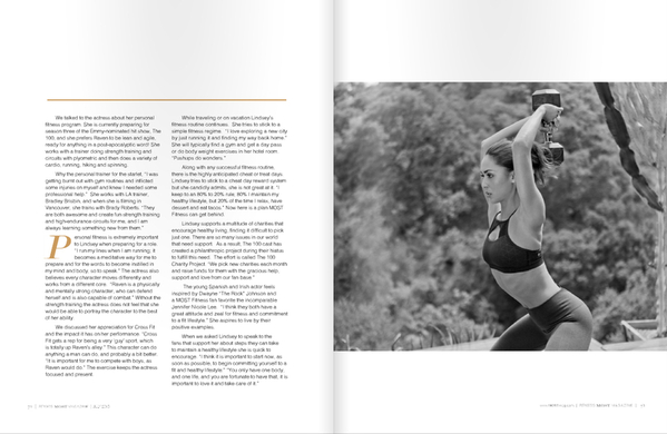 Most Fitness Magazine July 2015 Lindsey Morgan
