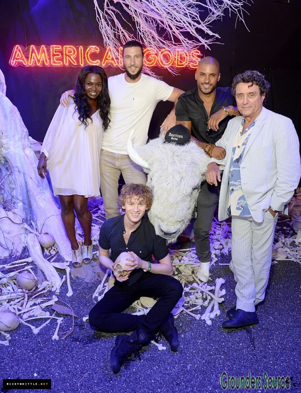Ricky Whittle at Starz American Gods Panel July 2016
