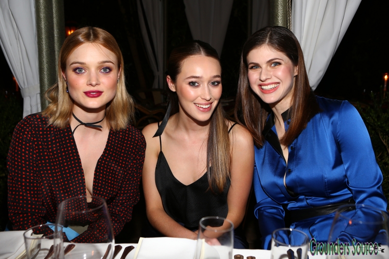 Los Angeles Alycia Debnam-Carey Diane Von Fustenberg Dinner November 10th 2016
