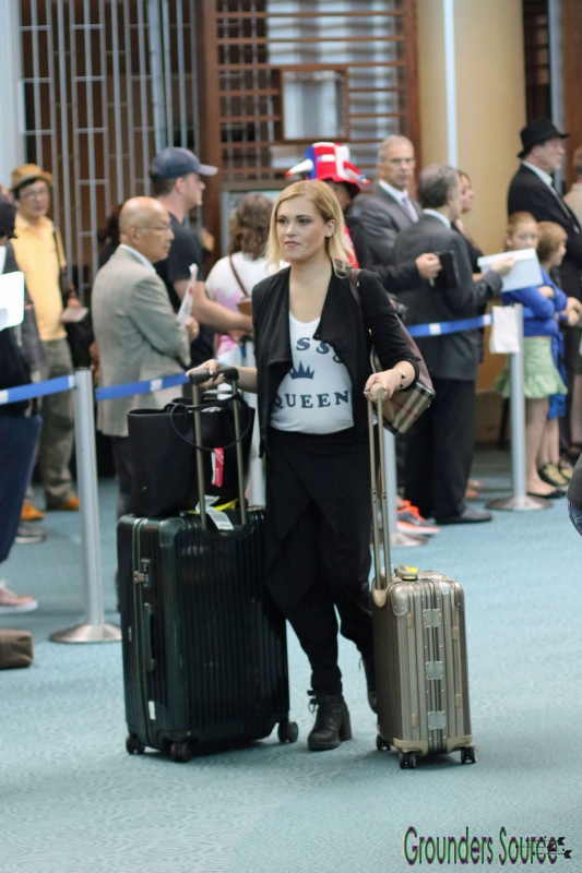 Arriving In Vancouver August 6th, 2016 Eliza Taylor
