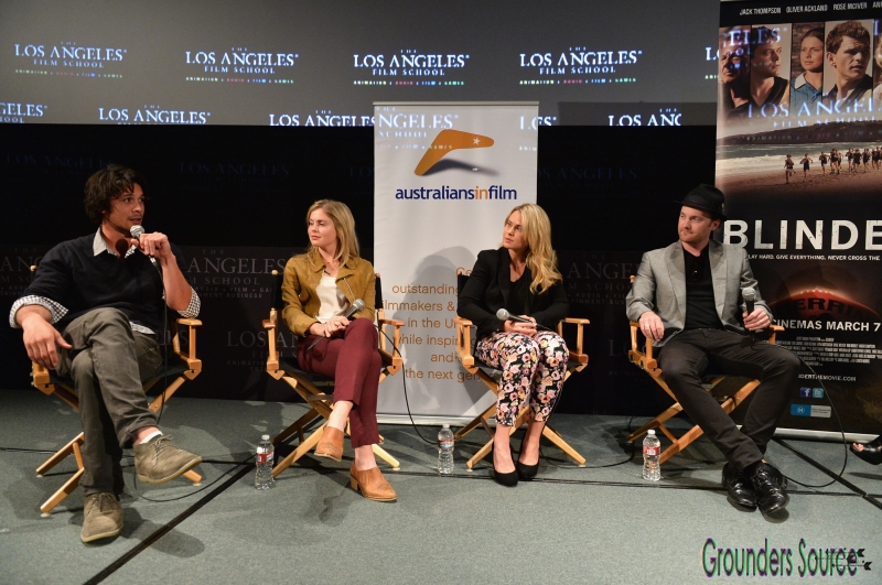 Bobby Morley Australians In Film Screening Of Revival Film Company Blinder April 17 2013
