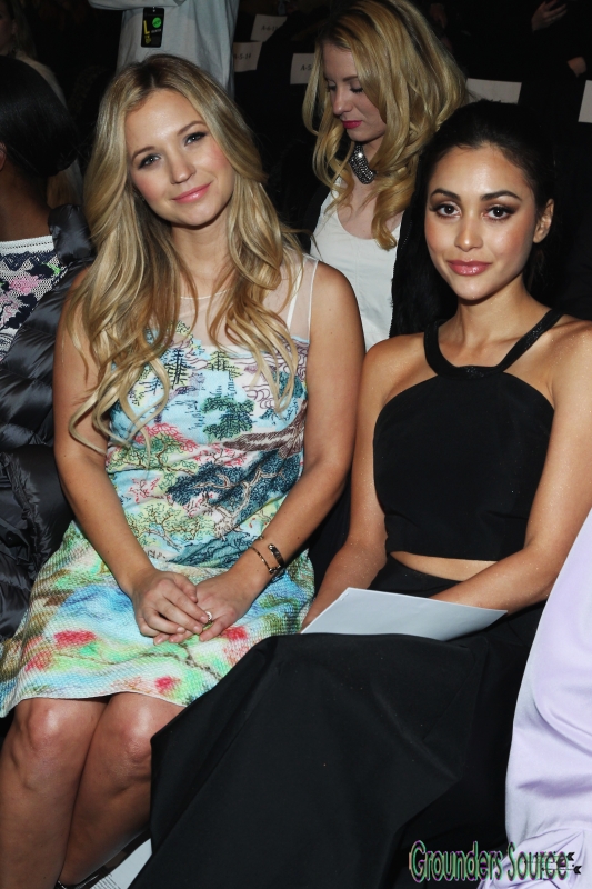 Lindsey Attends Vivienne Tam Show New York Fashion Week 2015
