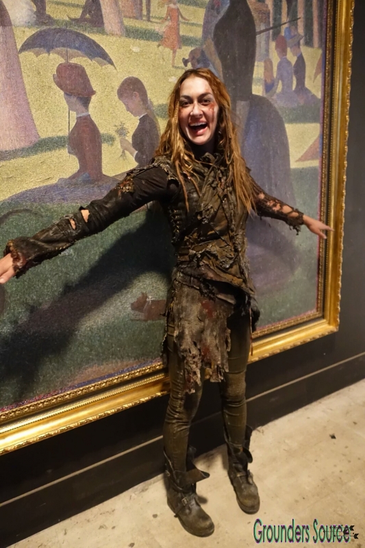 The 100 Season Three Behind the Scenes-157
