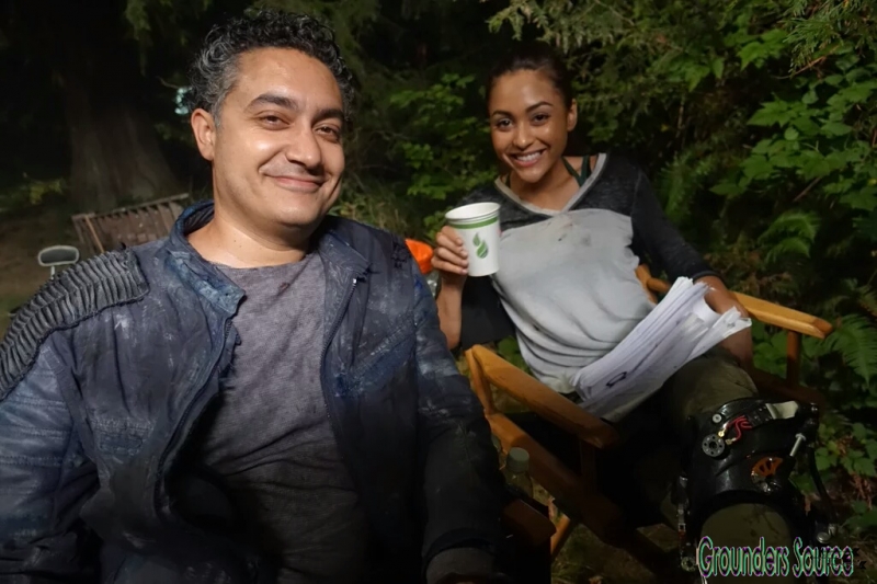 The 100 Season Three Behind the Scenes-145
