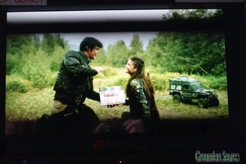 The 100 Season Three Behind the Scenes-99
