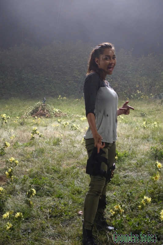 The 100 Season Three Behind the Scenes-81
