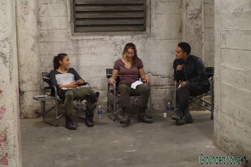 The 100 Season Three Behind the Scenes-74
