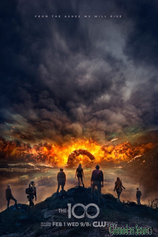 The 100 Season Four Posters Promotional Stills
