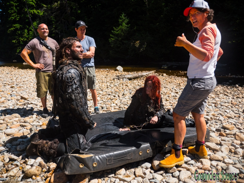 The 100 Season Three Behind the Scenes-173
