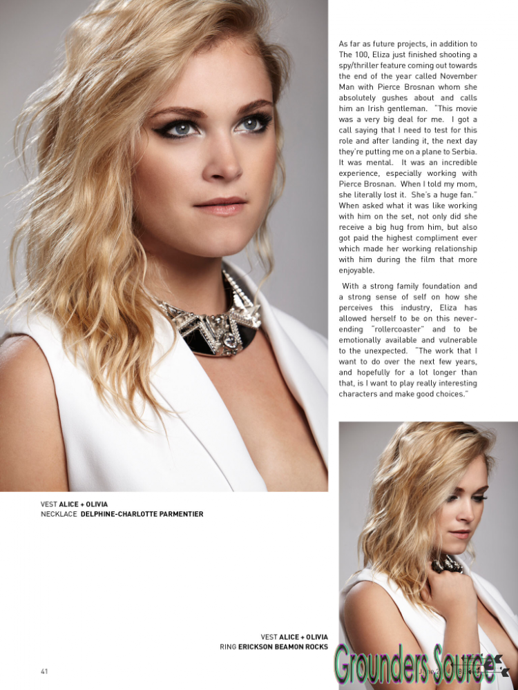 Bello Magazine Eliza Taylor Photoshoots June 2014
