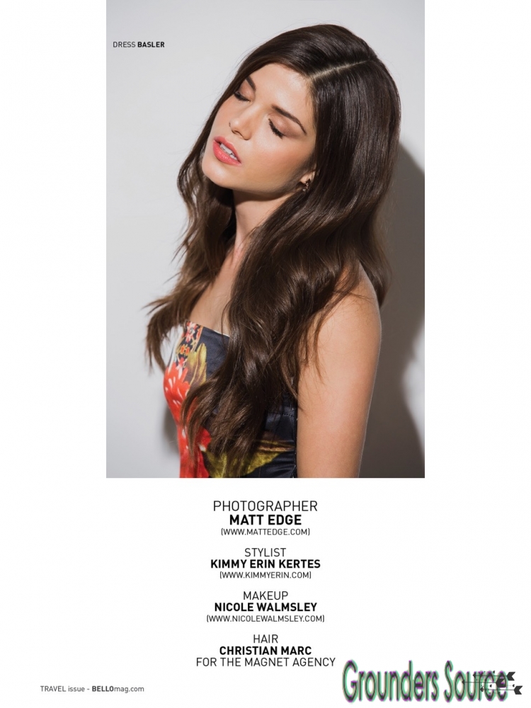 Photoshoots Marie Avgeropolous For Bello Magazine May 2014
