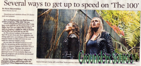 Scans Chicago Tribune February 2015
