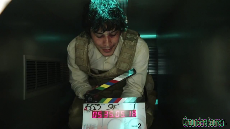 The 100 Gag Reel Captures Season Two DVD Extras-654
