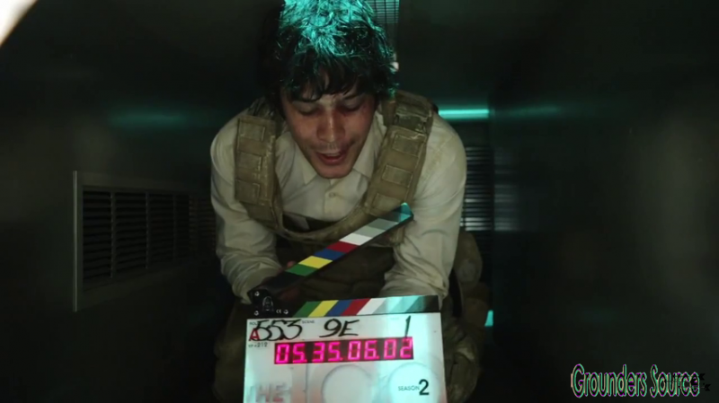 The 100 Gag Reel Captures Season Two DVD Extras-653
