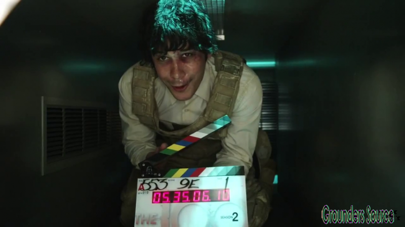The 100 Gag Reel Captures Season Two DVD Extras-652
