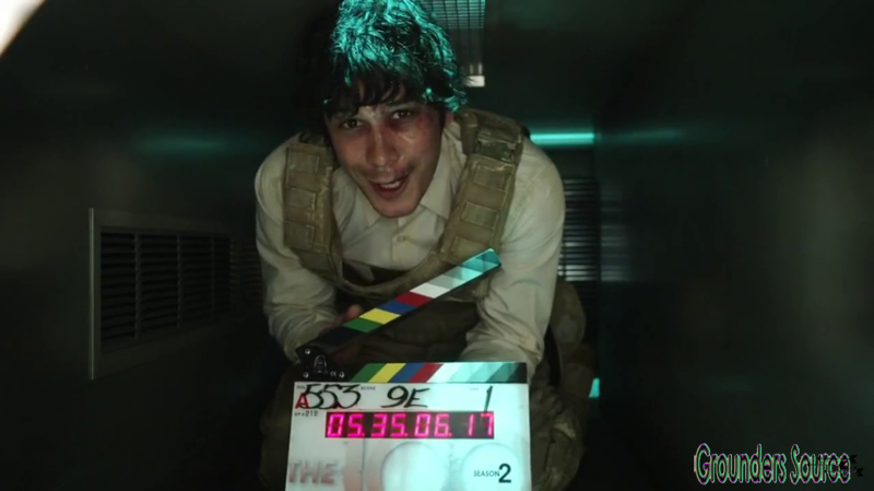 The 100 Gag Reel Captures Season Two DVD Extras-651
