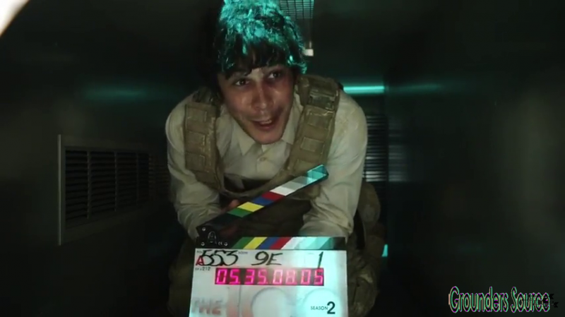 The 100 Gag Reel Captures Season Two DVD Extras-646
