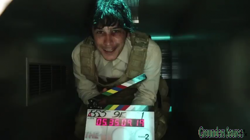 The 100 Gag Reel Captures Season Two DVD Extras-644

