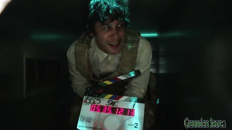 The 100 Gag Reel Captures Season Two DVD Extras-634
