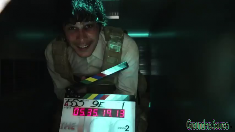 The 100 Gag Reel Captures Season Two DVD Extras-632
