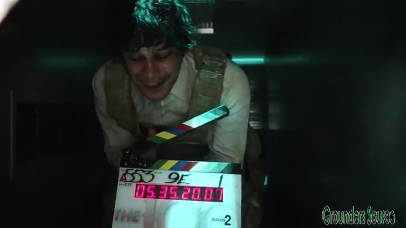 The 100 Gag Reel Captures Season Two DVD Extras-630
