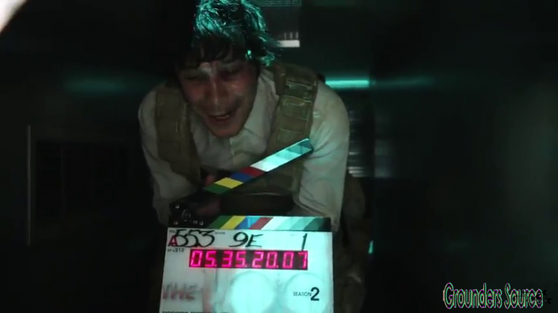 The 100 Gag Reel Captures Season Two DVD Extras-629
