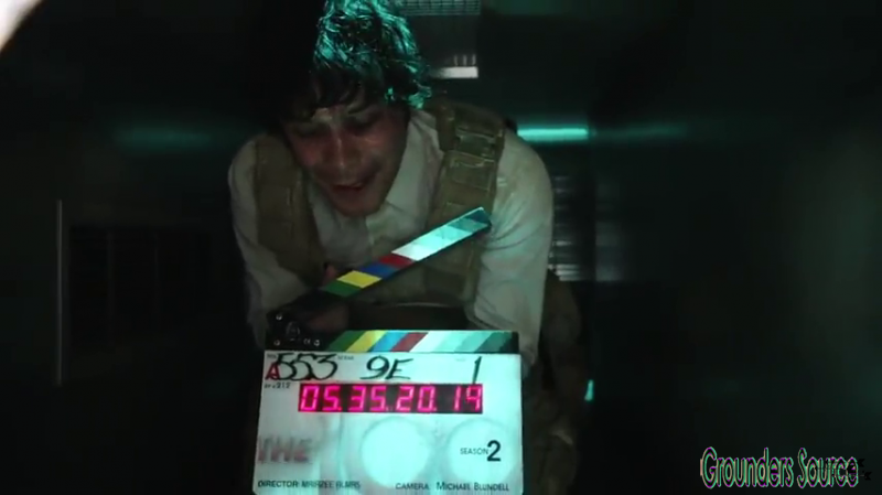 The 100 Gag Reel Captures Season Two DVD Extras-628
