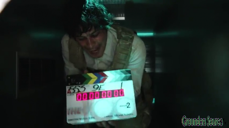 The 100 Gag Reel Captures Season Two DVD Extras-626
