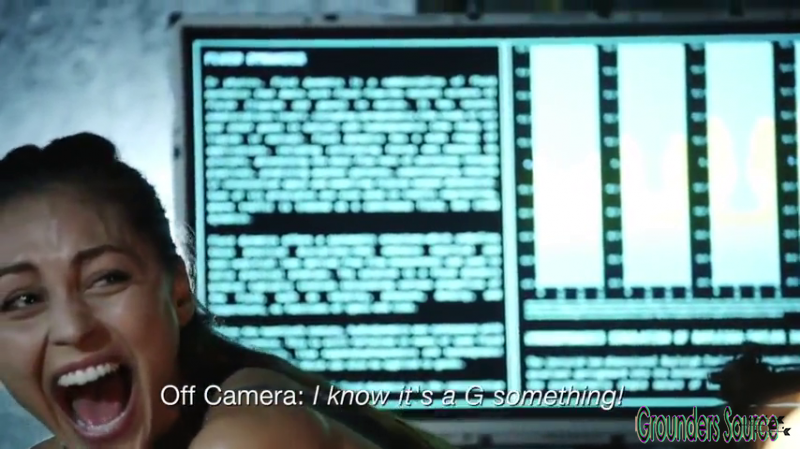 The 100 Gag Reel Captures Season Two DVD Extras-119
