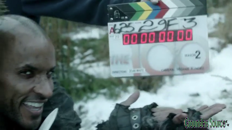 The 100 Gag Reel Captures Season Two DVD Extras-12
